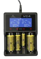 Charger 1-4 Li-ion 10440-32650, AAAA/AAA/AA/A/SC/C/D NIMH-NICD batteries