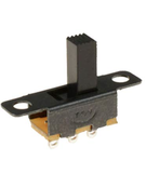 Slide switch; 2pos. 3 pins, ON-ON 0.5A/125VAC; DPDT; 19.0x5.0x12.0mm