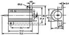 Wirewound resistor 15 kOhm 50W Ā± 5%-160-67-680