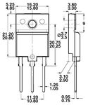 Power transistor TO-247 PNP -60 V-171-03-484