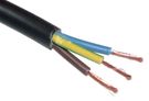 OMY Lietkabelis cable 3x1.0mm2 (juodas, 100m)