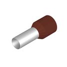 Wire end ferrule, insulated, 25 mm², Stripping length: 18 mm, brown Weidmuller