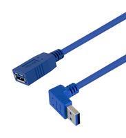 USB 3.0 FEMALE TO MALE TYPE A RIGHT ANGLE UP EXIT 0.5M