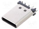 Plug; USB C; SMT; PIN: 6; vertical; top board mount; USB-C; 3A Global Connector Technology (GCT)
