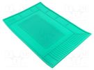 Soldering mat; 297x210mm; silicone; Resistance to: temperature SOLDER PEAK