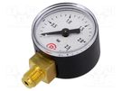 Manometer; 0÷2.5bar; 40mm; non-aggressive liquids,inert gases PNEUMAT