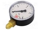 Manometer; 0÷4bar; 63mm; non-aggressive liquids,inert gases PNEUMAT