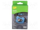 Torch: LED headtorch; waterproof; 35lm,300lm; IPX4 GP