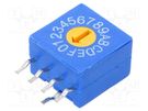 Encoding switch; HEX/BCD; Pos: 16; THT; Rcont max: 100mΩ; 5Ncm; reel ECE