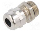 Cable gland; without nut; M16; IP68; brass; Entrelec TE Connectivity