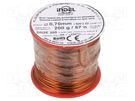 Coil wire; double coated enamelled; 0.7mm; 0.2kg; -65÷200°C INDEL