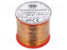 Coil wire; double coated enamelled; 0.5mm; 0.2kg; -65÷200°C INDEL