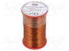 Coil wire; double coated enamelled; 0.4mm; 0.5kg; -65÷200°C INDEL