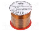 Coil wire; double coated enamelled; 0.2mm; 0.2kg; -65÷180°C INDEL