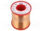 Coil wire; double coated enamelled; 0.15mm; 1kg; -65÷180°C INDEL