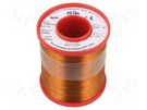 Coil wire; double coated enamelled; 0.2mm; 1kg; -65÷180°C INDEL
