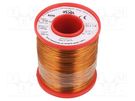Coil wire; double coated enamelled; 0.6mm; 1kg; -65÷200°C INDEL