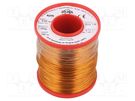 Coil wire; double coated enamelled; 0.65mm; 1kg; -65÷200°C INDEL