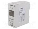 Power supply: switched-mode; for DIN rail; 96W; 12VDC; 8A; 89% CROUZET