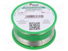 Soldering wire; Sn96,5Ag3Cu0,5; 0.38mm; 250g; lead free; reel CYNEL