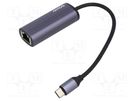 USB to Fast Ethernet adapter; USB 3.1; 10/100/1000Mbps; PnP SAVIO