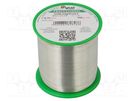 Soldering wire; Sn96,5Ag3Cu0,5; 0.7mm; 500g; lead free; reel; 2.5% CYNEL