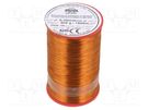 Coil wire; double coated enamelled; 0.2mm; 0.5kg; -65÷180°C INDEL