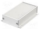Enclosure: with panel; with fixing lugs; Filotec; X: 55.3mm; IP40 BOPLA