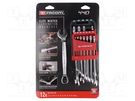 Wrenches set; combination spanner; 12pcs. FACOM
