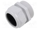 Cable gland; without nut; M75; 2; IP68; polyamide; light grey TE Connectivity