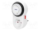 Programmable time switch; 15min÷24h; 230VAC/16A; Usup: 230VAC ORNO