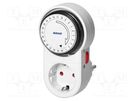 Programmable time switch; 15min÷24h; 230VAC/16A; Usup: 230VAC ORNO