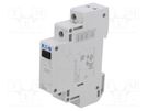 Relay: installation; bistable,impulse; NO; Ucoil: 24VAC,12VDC EATON ELECTRIC