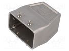 Enclosure: for HDC connectors; Han-INOX®; size 10B; for cable HARTING