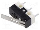 Microswitch SNAP ACTION; 1.5A/250VAC; SPDT; ON-(ON); Pos: 2; 400mN E-SWITCH