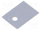 Heat transfer pad: polycarbonate with fiberglass ALUTRONIC