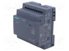 Programmable relay; 10A; IN: 8; Analog in: 0; Analog.out: 0; OUT: 4 SIEMENS