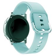 Silicone Strap TYS smart watch band universal 20mm turquoise, Hurtel