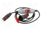 Transition: adapter cable; 2P+PE; 230VAC; 16A; PIN: 3 PCE