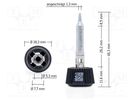 Tip; conical; 1.3mm; longlife; for soldering station ERSA