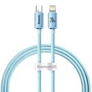 Baseus Crystal Shine Series USB Type C - Lightning cable fast charging Power Delivery 20W 1.2m blue (CAJY001303), Baseus