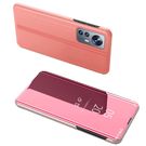 Clear View Case cover for Xiaomi 12 Lite cover with a flap pink, Hurtel