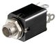 Jack Chassis Socket with Switch Contact - 6.35 mm - Mono - 6.35 mm jack socket, closed design (2 pin, mono) 11095