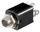 Jack Chassis Socket with Switch Contact - 6.35 mm - Mono - female, closed design (2-pin)