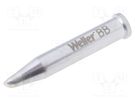 Tip; hoof; 2.4mm; for  soldering iron; WEL.WP120,WEL.WXP120 WELLER
