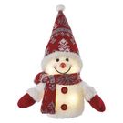 LED Christmas snowman, 25 cm, 3x AAA, indoor, warm white, EMOS