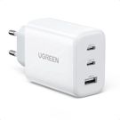 Ugreen fast charger 2x USB Type C / USB 65W PD3.0, QC3.0/4.0+ white (CD275), Ugreen