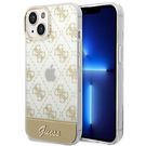 Guess GUHCP14MHG4MHG iPhone 14 Plus 6.7 &quot;gold / gold hardcase 4G Pattern Script, Guess