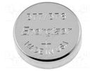Battery: silver; 1.55V; 376,377,coin,R626,SR626; Ø6.8x2.6mm ENERGIZER
