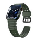 Strap Triple Protection Apple Watch SE strap, 9, 8, 7, 6, 5, 4, 3, 2, 1 (41, 40, 38 mm) band bracelet green, Hurtel